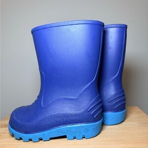 SIZE 6️⃣ BOOTS: Kids Blue Rain Boots